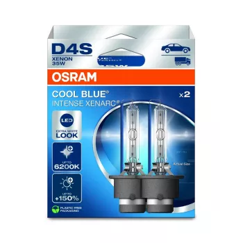 Halogen-replacement D4S automotive bulb Ledvance 42V 35W Cool Blue Intense 6200K