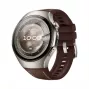 Smartwatch HUAWEI WATCH 5 Classic 46 mm, 1.38 inch AMOLED 466×466, Touchscreen, GPS, Silver case, Brown band