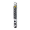 50168 PROTECTION SURTENSION 8 SORTIE(S) CA 230 V 3 M grey - PROTECTIONS SURTENSIONS (8 SORTIE(S) CA, TYPE F, 230 V, 50 HZ - Qoltec