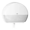 Paper towel dispenser Tork Mini Jumbo Roll 132×345×275 mm, white, MPN 555000