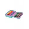 Pencil case cool pack Jumper 2 — double-decker compartment design, zip closure, fabric finish