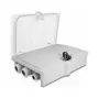 DeLOCK Fiber Optic Distribution Box 6 Port IP55 Waterproof Grey