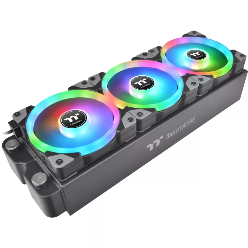 Thermaltake SWAFAN EX12 ARGB 120mm Reverse Blade 3-Pack - Black