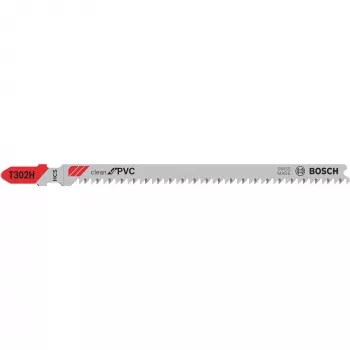 Bosch T 302 H Saw Blade for Pipe Plastic Profile 2.3mm Tooth Spacing