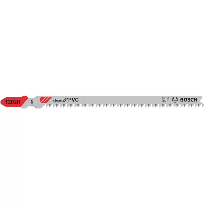 Bosch T 302 H Saw Blade for Pipe Plastic Profile 2.3mm Tooth Spacing
