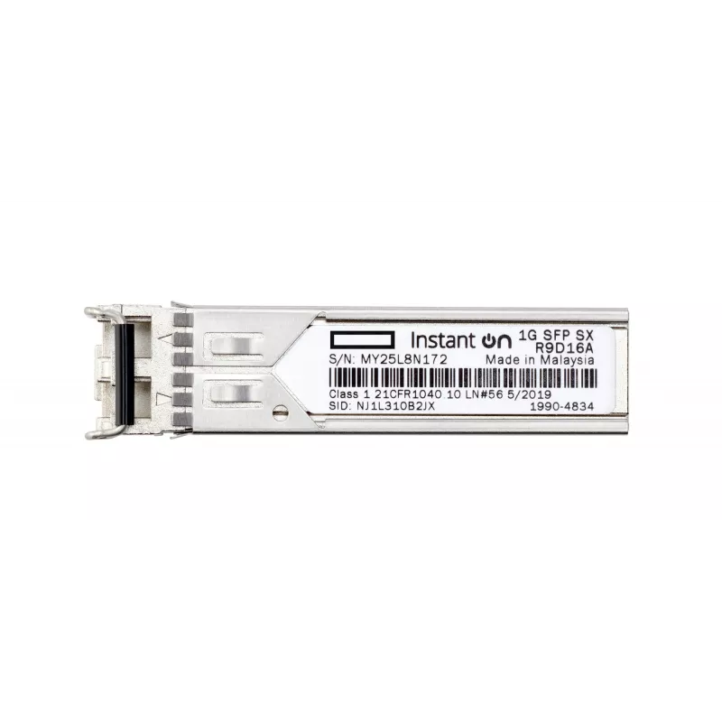 HPE Networking Instant on 1G SFP LC SX Transceiver for Connections up to 500 Meters (R9D16A)