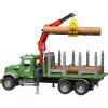 Timber truck BRUDER MACK Granite with 3 trunks