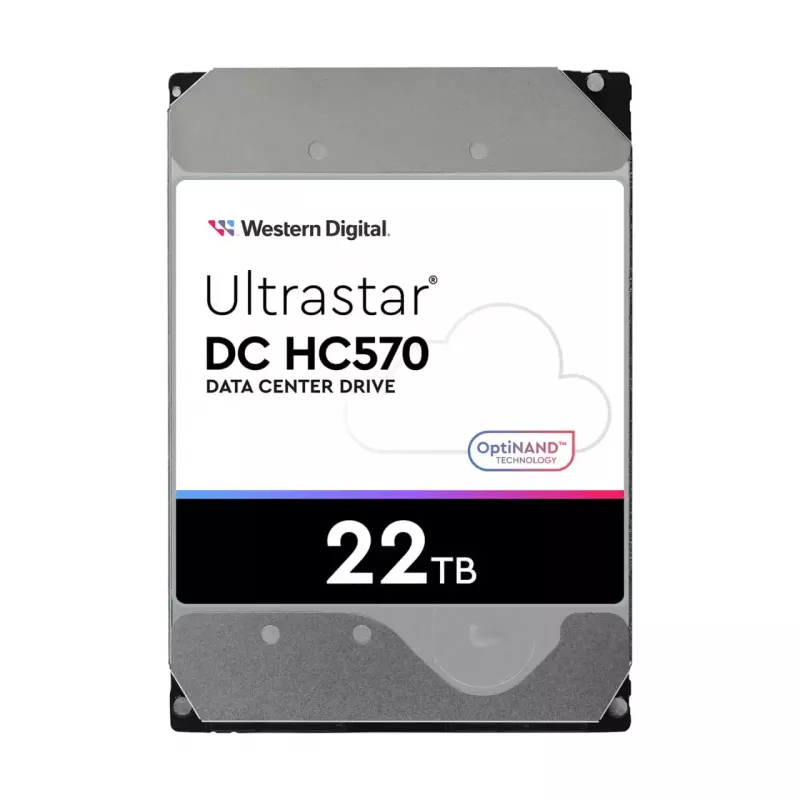 3.5 inch SAS HDD Western Digital Ultrastar DH HC570 22 TB, 12 Gbit/s, 7200 RPM, 512 MB cache