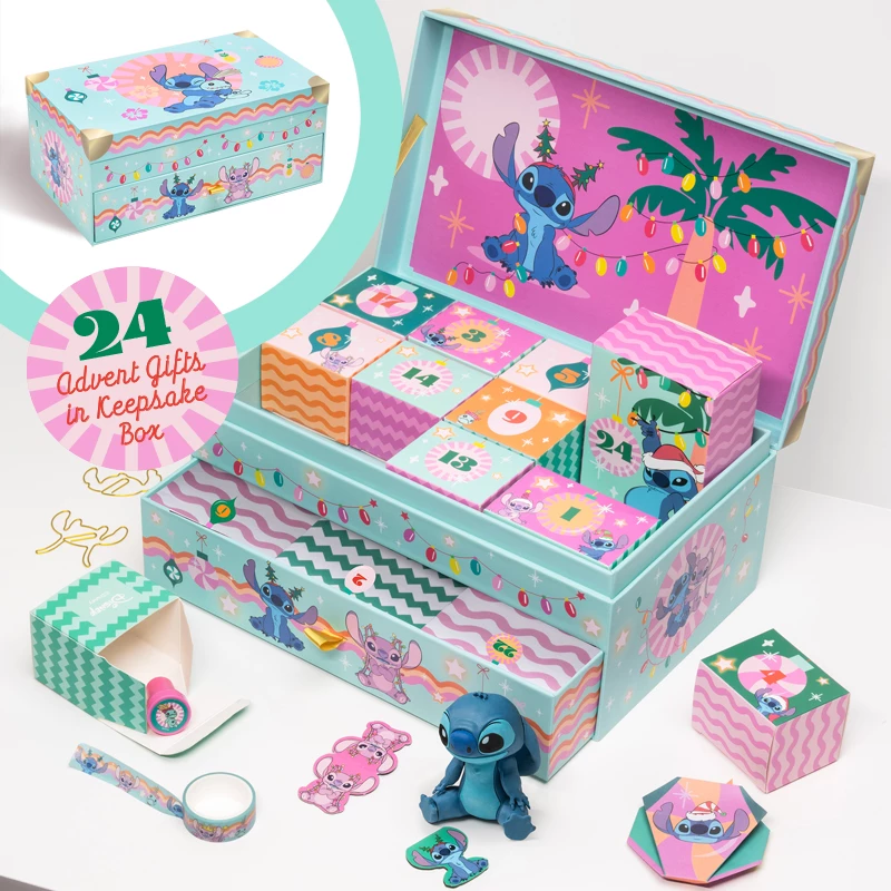 Keepsake Box Advent Calendar by Paladone PP15751LS with 24 Compartments