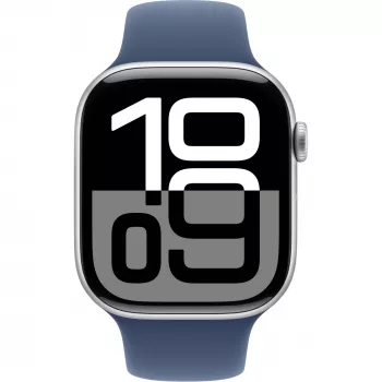 Apple Apple Watch Series 10 GPS 46mm Silver Aluminium Case with Denim