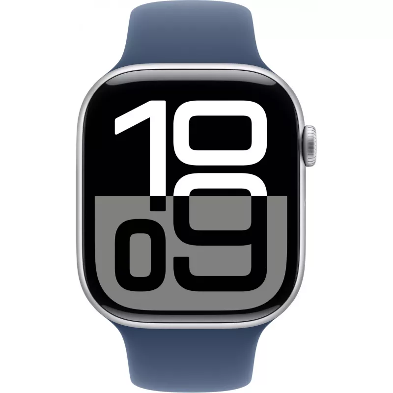 Apple Apple Watch Series 10 GPS 46mm Silver Aluminium Case with Denim