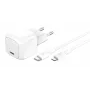 30W USB-C Charger Belkin WCA008KQ1MWH-B5 PD PPS, compact power adapter for phones and tablets