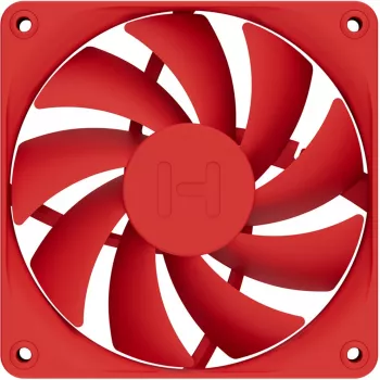 Computer cooling fan HYTE FA12-RR-4 120 mm, 1500 RPM, 72 m³/h, 1.6 mmH2O, Fluid Dynamic Bearing, red, pack of 4
