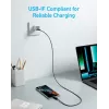 USB Cable Anker 322 0.9m USB C Black