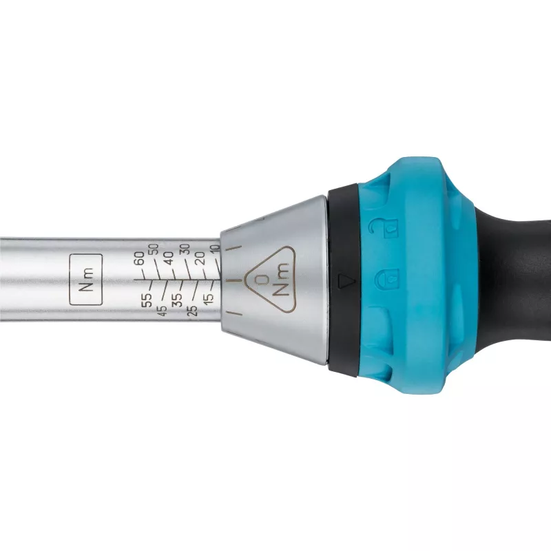HAZET 5120-3CT - Click Torque Wrench - Mechanisch - 1/4 - 1 - 9 Nm - 4% - Black/Blue (5120-3CT)