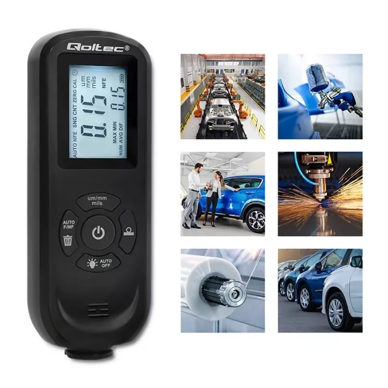 Coating Thickness Gauge QOLTEC 50646 LCD 0–2000 µm