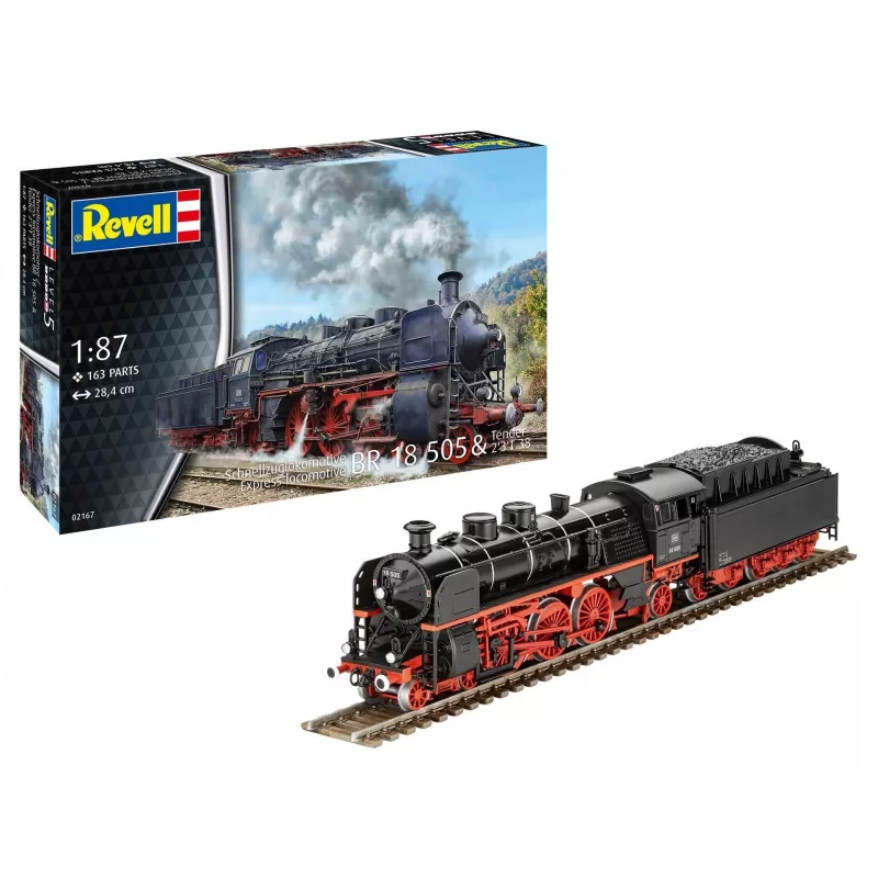 REVELL Model Train Express Locomotive BR18 Scale 1:87