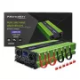 Qoltec Monolith Voltage Converter | Charging the battery | UPS | 2000W | 4000W |12V to 230V |Pure Sine | LCD black-green
