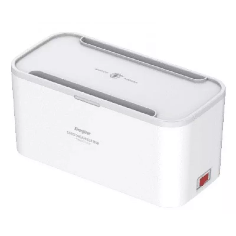Power extension Energizer EPB2500W03EU — 2 m cable, 5 AC outlets, 2500 W, indoor, white