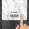 Kitchen scale Beper P102BIL004 - digital, 5 kg, 1 g, white marble