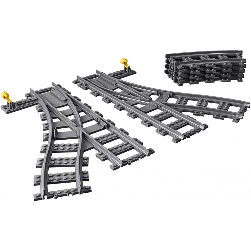 Construction toy set LEGO City 60238 – railway switch and accessories for playsets