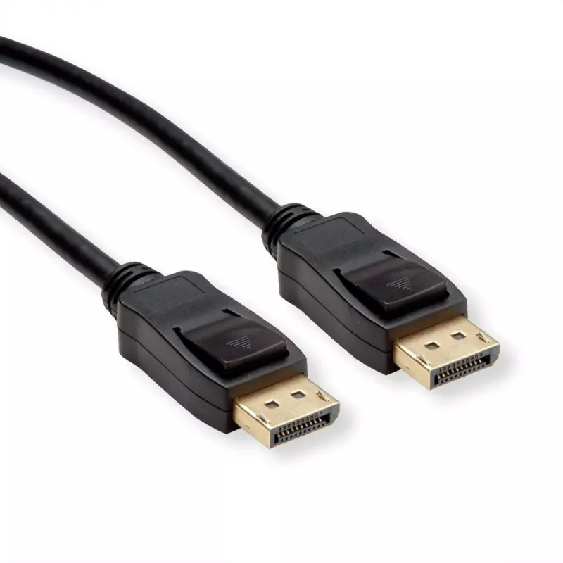 Value DisplayPort connection cable DisplayPort plug, DisplayPort plug 1.50 m Black 11.99.5798 Shield