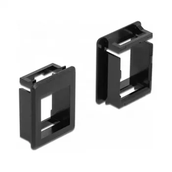 Mounting Kit DeLOCK 86761 Black Plastic