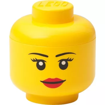 Storage Head Mini by room copenhagen — LEGO-compatible storage container 40331725, Copenhagen Girl design
