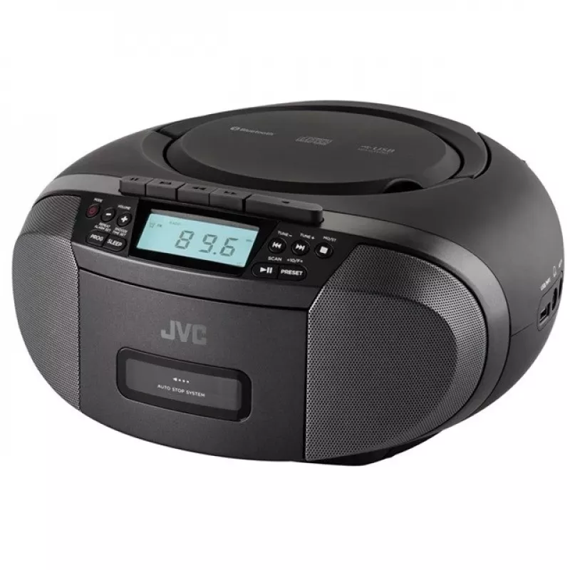 Radio player JVC RC-E444B Black with CD player and FM tuner