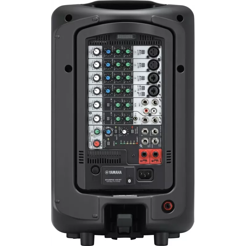 Freestanding PA system YAMAHA Stagepas 400BT — 400 W, 2-way, 10-channel mixer, Bluetooth 4.1, black