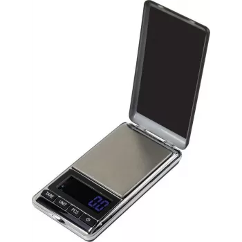 Pocket scale Basetech SJS-60007 — capacity 500 g, readability 0.1 g, compact portable precision scale