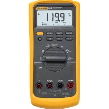 Fluke Corporation 83V - 98 mm - 52 mm - 201 mm - 624 g - Battery/Battery - Alkali (3947847)