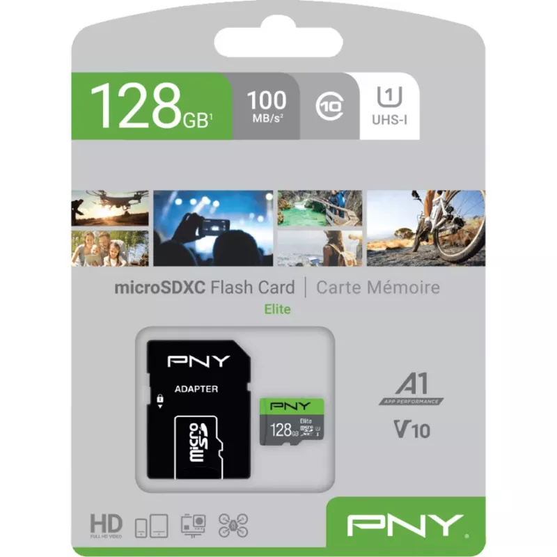 MicroSDXC 128GB P-SDU128V11100EL-GE