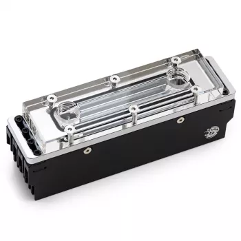 Bitspower Memory Cooler, DDR5, transparent, double-sided - 4 DIMMS