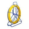 Extralink Cable Pulling Rod 3.8mm 20m, FRP Fiberglass, 3.8mm Diameter, 20m Length, Yellow