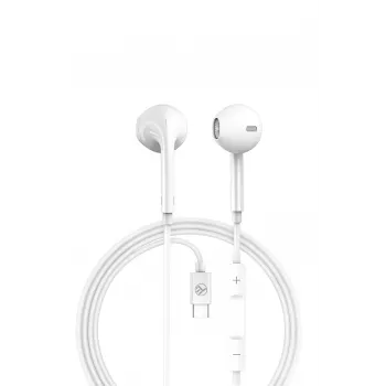 In-Ear Headset Tellur Basic Urbs Type-C White