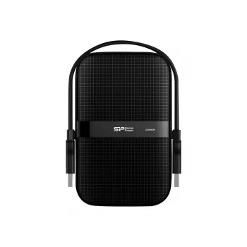 External Hard Drive Silicon Power 2GB USB 3.2 Armor A60 Black