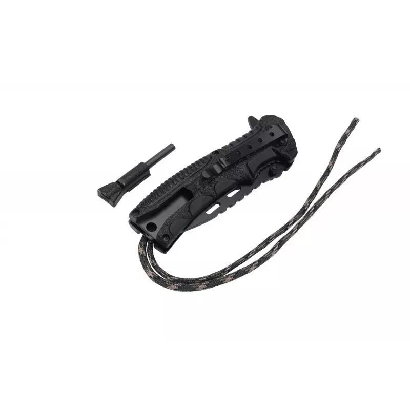 Survival Knife AZYMUT Survival Fire Starter — fixed-blade camping knife with integrated fire starter rod