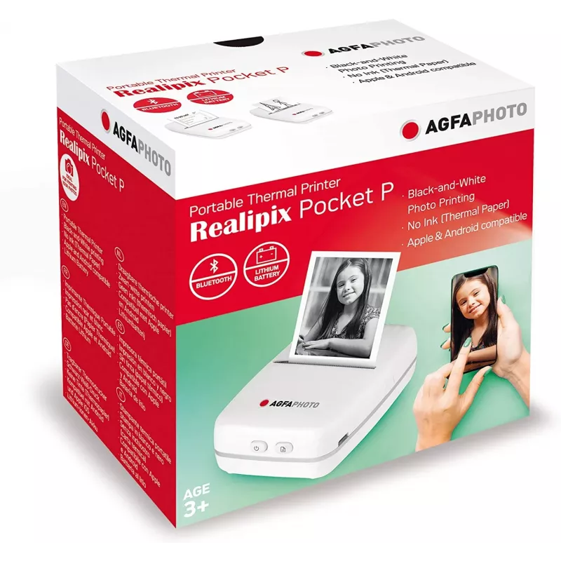 Printer AgfaPhoto Realpix Pocket P Thermal White
