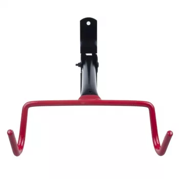 Wall-mounted bicycle rack MACLEAN MC-430, horizontal mount, holds up to 30 kg, black