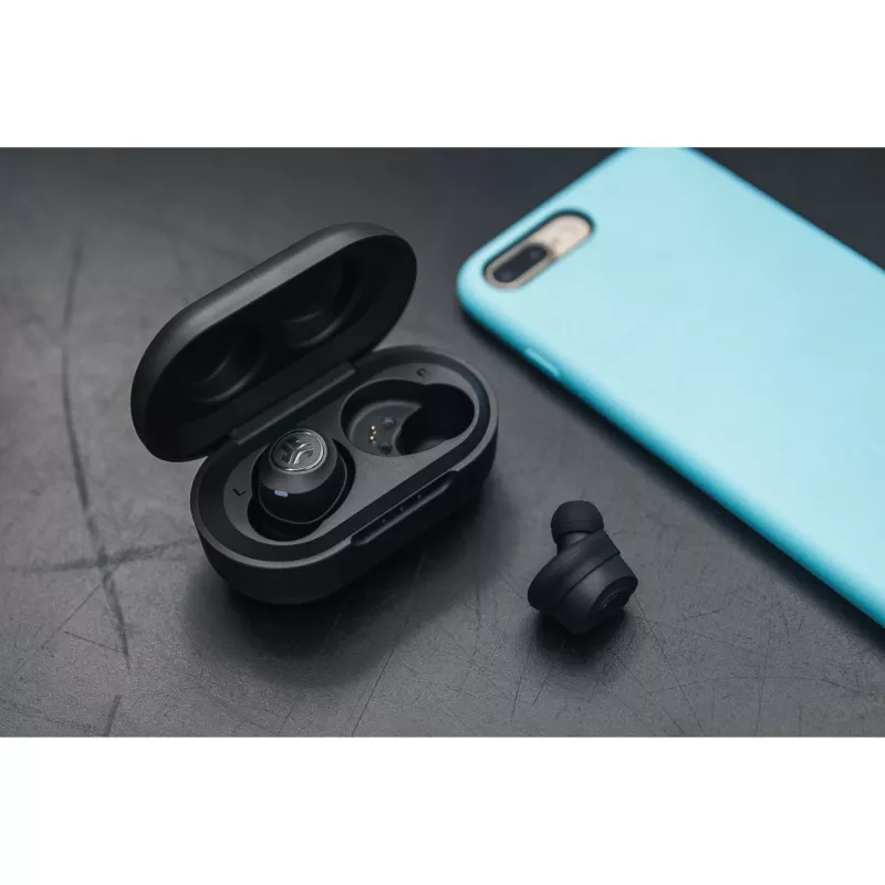 JLab JBuds Air True Headphones Wireless In-Ear USB Type-A Bluetooth Black (IEUEBJBUDSAIRRBLK82)