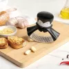 Table garlic press Ototo Design Rockula Plastic Stainless steel Black White