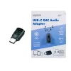LogiLink USB-C DAC Audio Adapter. USB-C/M to 3.5 Mm/F. Black