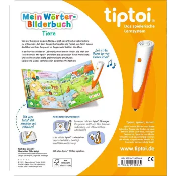 tiptoi Mein Word Picture Book: Animals, Learning Book