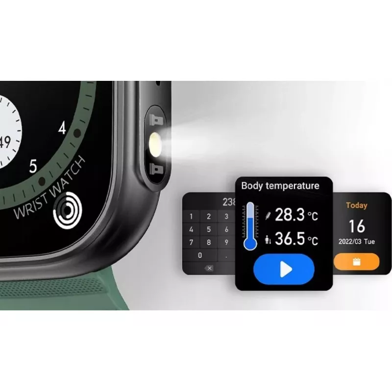 myPhone Watch Tool 5.08 cm (2) IPS 24 mm Digital 240 x 296 pixels Touchscreen Black