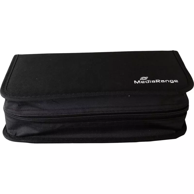 Wallet case MediaRange BOX55 for 96 discs Black