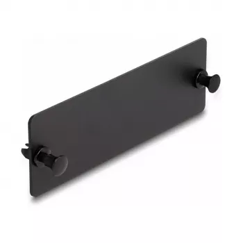 DeLOCK Fiber Optic Blind Panel black 109mm Metal