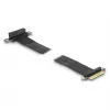DeLOCK Riser Card PCI Express x4 male to x4 slot 90° angled with cable 60 cm