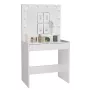 Bedroom vanity table top e shop Z.MARINA LUSTRO BIEL — white particleboard, 2 drawers