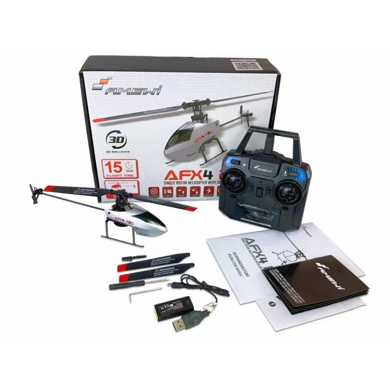 Amewi AFX4 remote-controlled RC model Helicopter Electric Motor (25329)